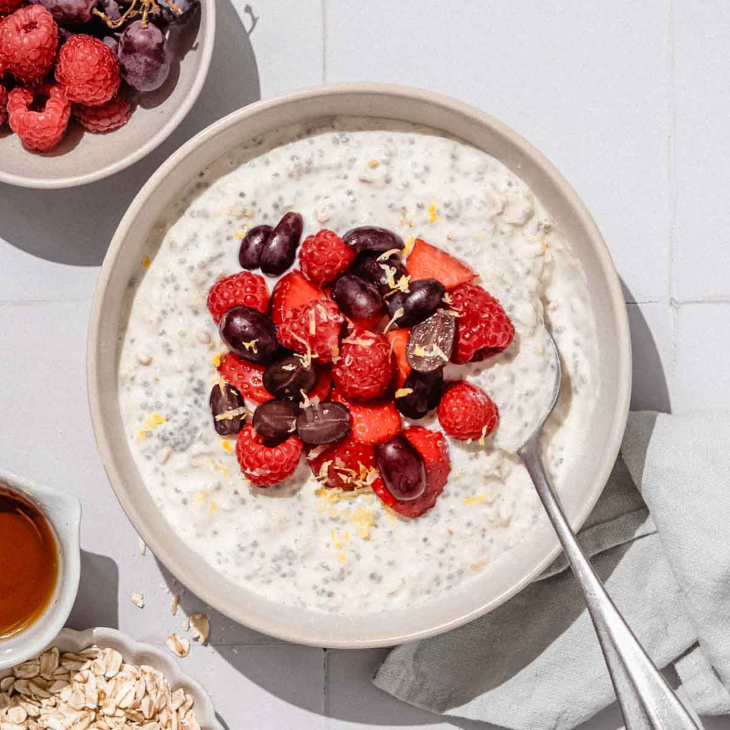 healthy breakfast overnight oats