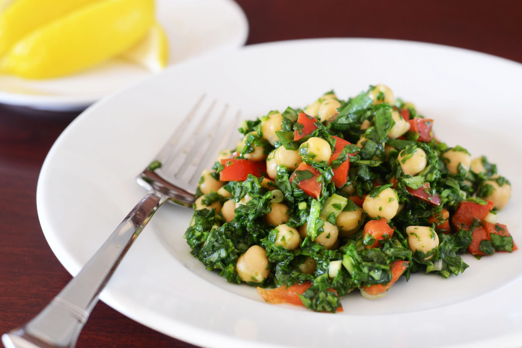 Chickpea and spinach